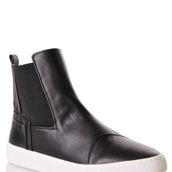 Black High Top Sneaker Boots NWT Dolls Kill - Picture 7 of 8